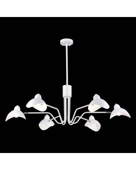 SL1801.513.06 Люстра подвесная ST-Luce Белый/Белый E14 6*60W MINNE-foto4