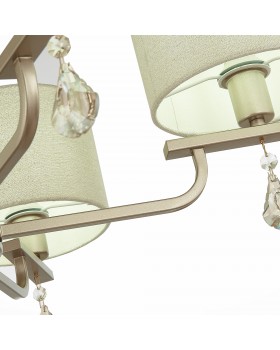 SLE107703-05 Люстра подвесная Шампань/Светло-бежевый E14 5*40W ELIDA-foto10