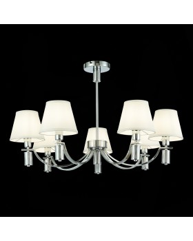 SLE111303-07 Люстра подвесная Хром/Белый E14 7*40W MONZA-foto4