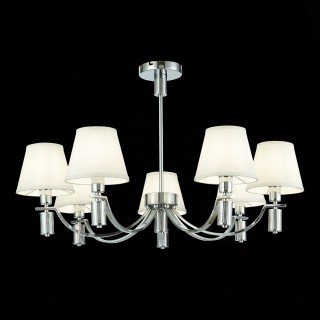 SLE111303-07 Люстра подвесная Хром/Белый E14 7*40W MONZA-foto4