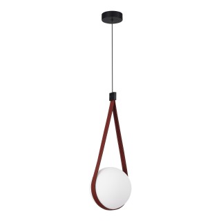 SL2002.403.01 Светильник подвесной ST-Luce Черный, Терракотовой/Белый E27 1*60W MOONBAG-foto2