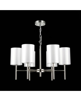 SLE107303-06 Светильник подвесной Никель/Белый E14 6*40W NOIA-foto5