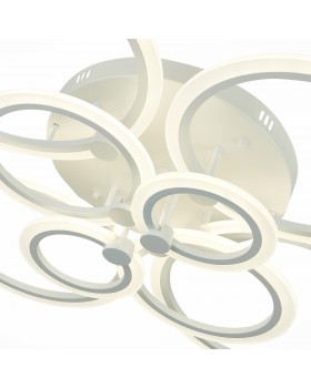 SLE500552-08 Светильник потолочный Белый/Белый LED 1*212W 3000-6000K CERINA-foto6