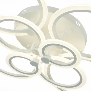 SLE500552-08 Светильник потолочный Белый/Белый LED 1*212W 3000-6000K CERINA-foto6