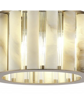 SL1516.302.06 Светильник потолочный ST-Luce Бронза, Прозрачный/Бежевый Алебастр E14 6*40W DELIGHT-foto3