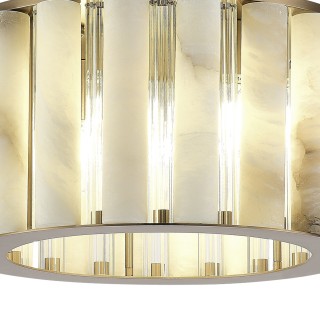 SL1516.302.06 Светильник потолочный ST-Luce Бронза, Прозрачный/Бежевый Алебастр E14 6*40W DELIGHT-foto3