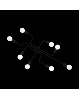 SL419.442.08 Люстра потолочная Черный E27 8*60W ANO-foto20