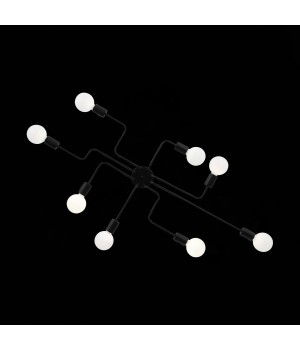 SL419.442.08 Люстра потолочная Черный E27 8*60W ANO-foto20