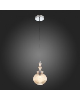 SL363.303.01 Подвес ST-Luce Хром/Янтарный E27 1*60W RIEVO-foto5