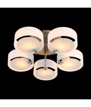 SL483.352.05 Светильник потолочный Бронза/Белый E27 5*60W FORESTA-foto9