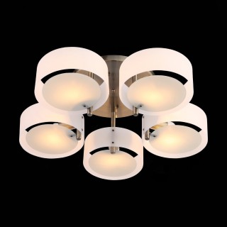 SL483.352.05 Светильник потолочный Бронза/Белый E27 5*60W FORESTA-foto9