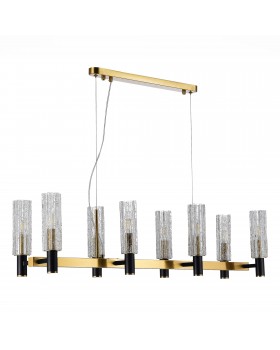 SL1238.303.08 Люстра подвесная ST-Luce Латунь/Кракелированное стекло E14 8*40W CASALI-foto2