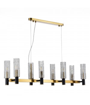 SL1238.303.08 Люстра подвесная ST-Luce Латунь/Кракелированное стекло E14 8*40W CASALI-foto2