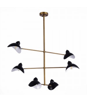 SL1801.303.06 Люстра подвесная ST-Luce Античная бронза/Черный E14 6*60W MINNE-foto2