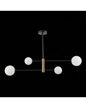 SLE220103-04 Светильник подвесной Черный, Бронза/Белый G9 4*5W ARCOLA-foto6