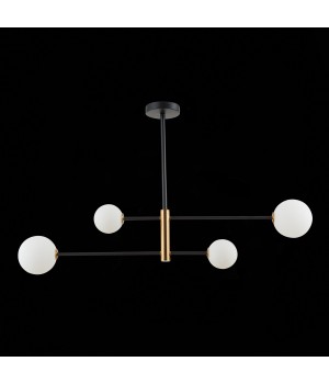 SLE220103-04 Светильник подвесной Черный, Бронза/Белый G9 4*5W ARCOLA-foto6