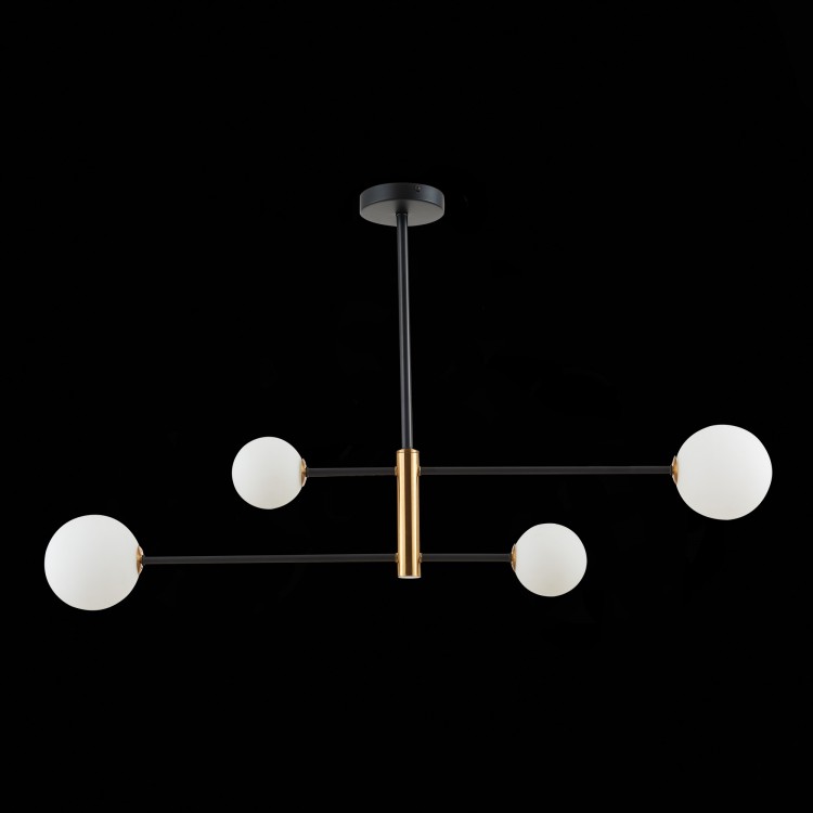 SLE220103-04 Светильник подвесной Черный, Бронза/Белый G9 4*5W ARCOLA