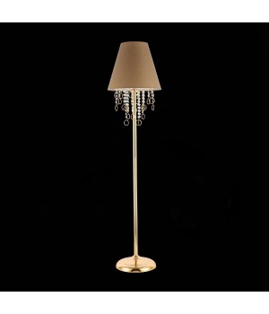 SL1138.205.01 Торшер Французское золото/Бежевый, Прозрачный E27 1*40W MEDDO-foto5