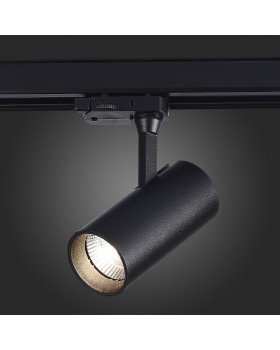 ST661.446.10 Св-к трек. Черный LED 1*10W 4000K 800Lm Ra>90 38° IP20 L130xW60xH195 165-265V Трехфазная трековая система-foto3