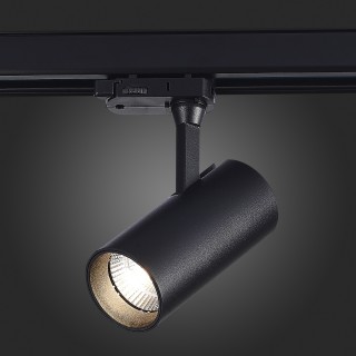 ST661.446.10 Св-к трек. Черный LED 1*10W 4000K 800Lm Ra>90 38° IP20 L130xW60xH195 165-265V Трехфазная трековая система-foto3