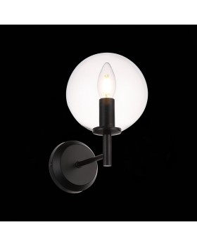 SL424.401.01 Бра Черный/Прозрачный E14 1*40W ROSELLO-foto4