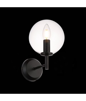 SL424.401.01 Бра Черный/Прозрачный E14 1*40W ROSELLO-foto4