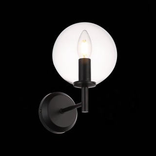 SL424.401.01 Бра Черный/Прозрачный E14 1*40W ROSELLO-foto4