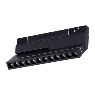 ST805.446.12 Магнитный трековый светильник Черный LED 1*12W 4000K 450Lm Ra>90 36° IP20 L220xW22xH117 48VV SKYLINE 48-foto3