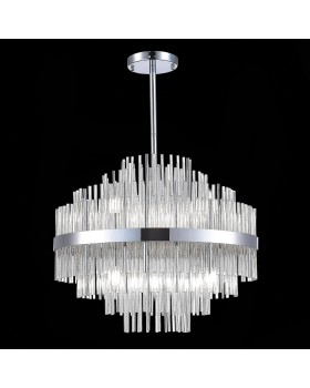 SL1634.103.09 Люстра подвесная ST-Luce Хром/Прозрачный E14 9*60W RENS-foto4