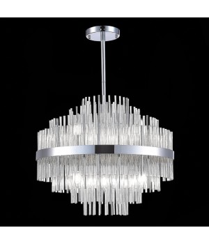 SL1634.103.09 Люстра подвесная ST-Luce Хром/Прозрачный E14 9*60W RENS-foto4