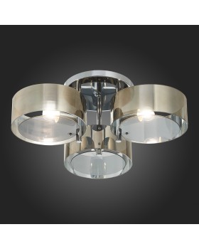 SL483.702.03 Люстра потолочная Хром/Дымчатый E27 3*40W FORESTA-foto9