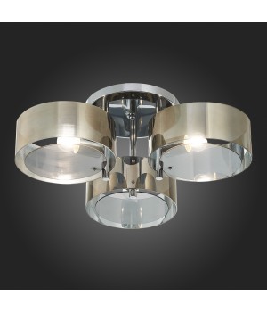 SL483.702.03 Люстра потолочная Хром/Дымчатый E27 3*40W FORESTA-foto9