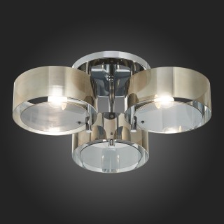 SL483.702.03 Люстра потолочная Хром/Дымчатый E27 3*40W FORESTA-foto9