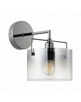 SLE155601-01 Бра Хром/Дымчатый E14 1*40W NOSTA-foto2