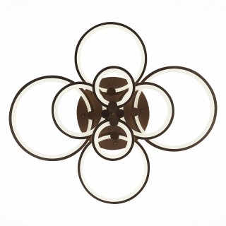 SLE200372-08 Светильник потолочный Кофейный/Белый LED 1*256W 3000-6000K LETO-foto5