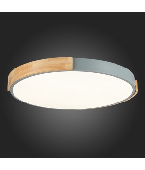 SLE201372-01 Светильник потолочный Серый, Светлое дерево/Белый LED 1*40W 3000K/4000K/6000K DELIA-foto4