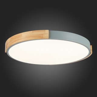 SLE201372-01 Светильник потолочный Серый, Светлое дерево/Белый LED 1*40W 3000K/4000K/6000K DELIA-foto4