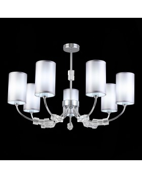 SLE156002-07 Люстра потолочная Хром/Серый E14 7*40W EMMI-foto11