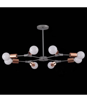 SLE106403-08 Люстра подвесная Серый, Розовое золото E27 8*60W PALARE-foto10