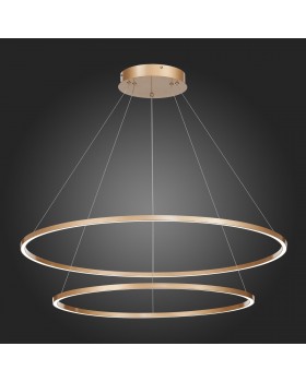 ST605.203.91 Cветильник подвесной SMART ST-Luce Золотистый/Белый LED 1*91W 2800-6500K Подвесные светильники-foto4