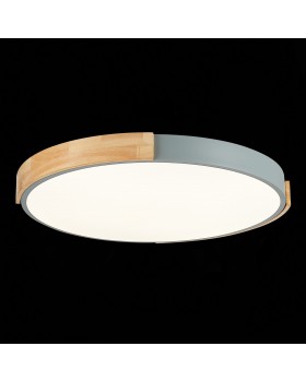 SLE201372-01 Светильник потолочный Серый, Светлое дерево/Белый LED 1*40W 3000K/4000K/6000K DELIA-foto8