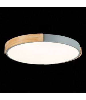 SLE201372-01 Светильник потолочный Серый, Светлое дерево/Белый LED 1*40W 3000K/4000K/6000K DELIA-foto8