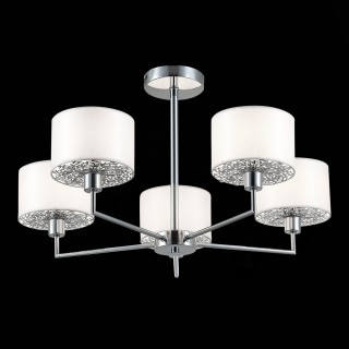 SLE105003-05 Люстра подвесная Хром/Белый E14 5*40W BELGE-foto4