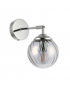 SLE102201-01 Бра Хром/Дымчатый E14 1*40W FASIA-foto2