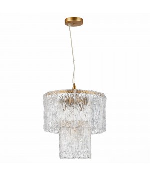 SLE283203-05 Люстра подвесная Золотистый/Прозрачный E27 5*40W RIDA-foto2