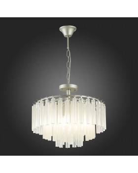 SLE260113-05 Люстра подвесная Серебро/Прозрачный E14 5*40W REGGIO-foto5