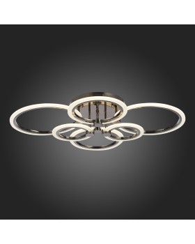 SLE500582-06 Светильник потолочный Темный хром/Белый LED 1*132W 3000-6000K CERINA-foto8