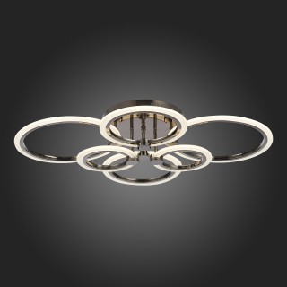 SLE500582-06 Светильник потолочный Темный хром/Белый LED 1*132W 3000-6000K CERINA-foto8