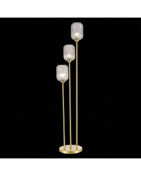 SL1154.325.03 Торшер ST-Luce Латунь/Коньячный E27 3*60W GRAN-foto2