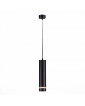 ST115.433.12 Светильник подвесной Черный LED 1*12W 3000K 936Lm Ra>90 120° IP20 D80xH300 165-265V Подвесные светильники